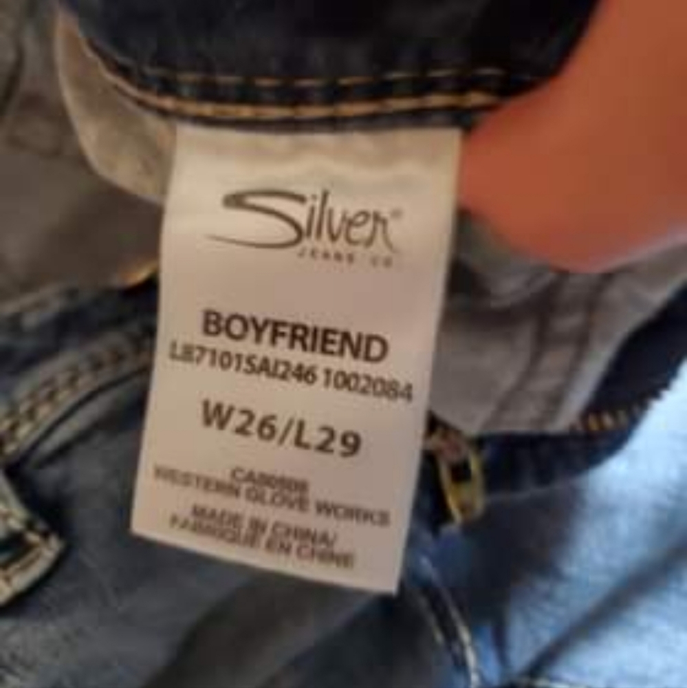 Silver jeans